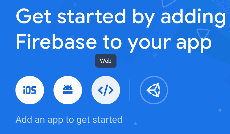 Image of creating a firebase web app