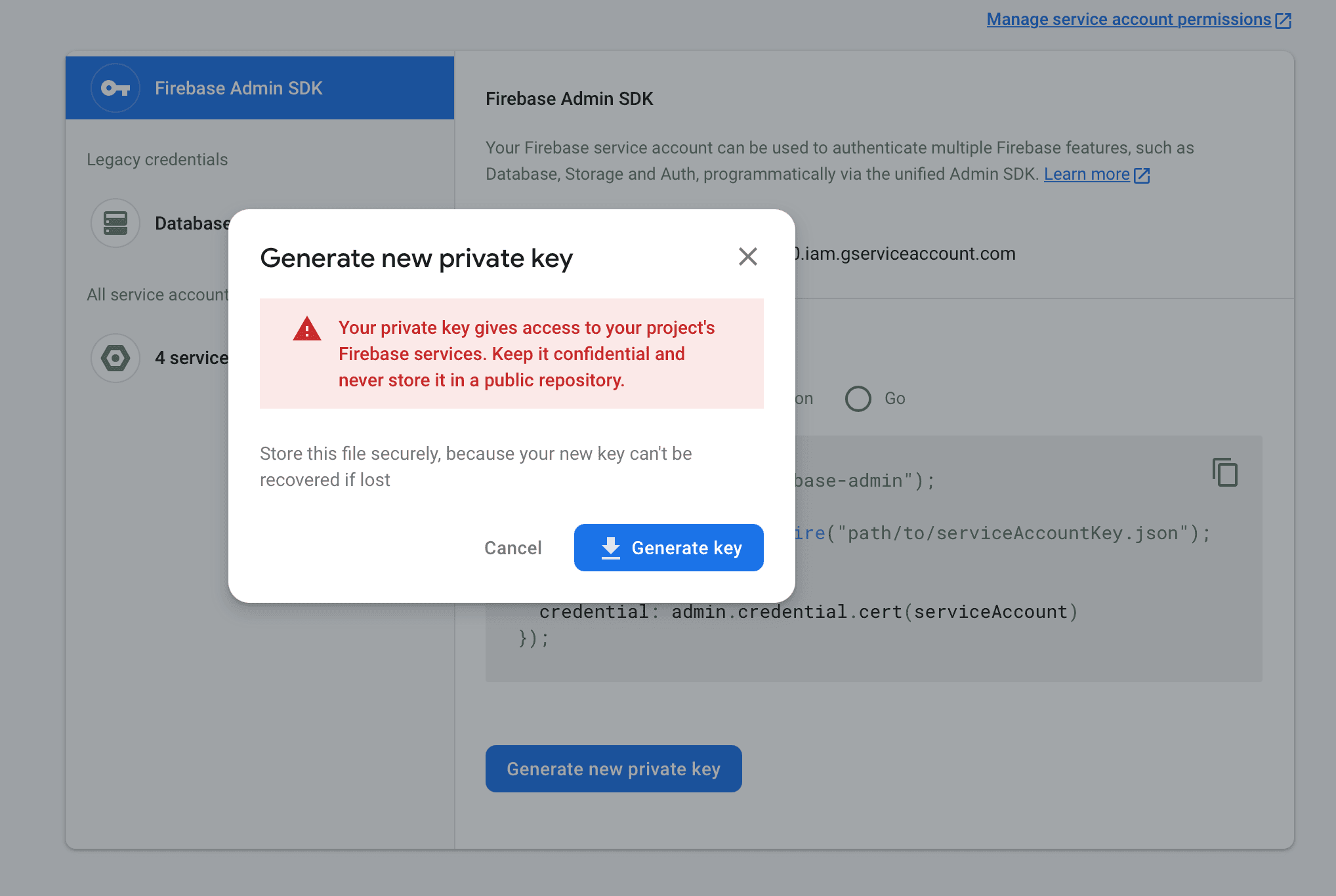 Image of generating a private key